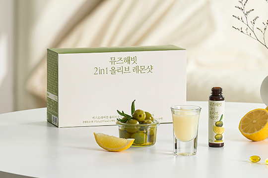 뮤즈해빗 2in1올리브레몬샷