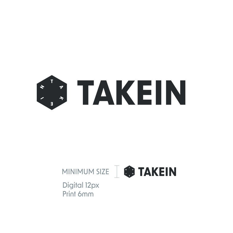 TAKEIN 심볼 조합 로고 타입